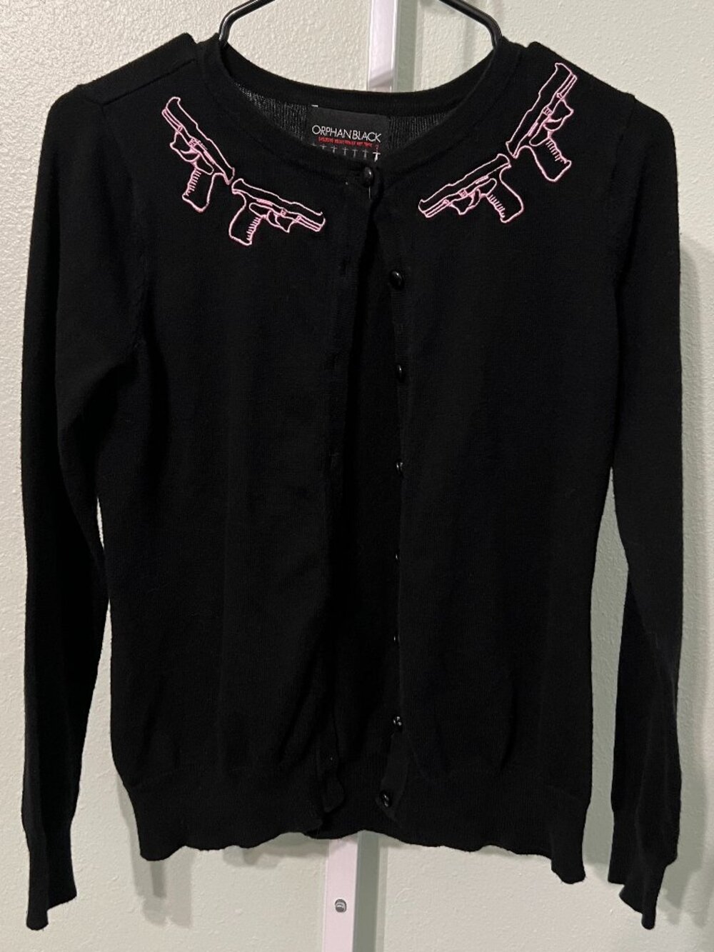 Orphan Black Alison Limited Edition "Lady Grip" Cape Sweater SZ Medium